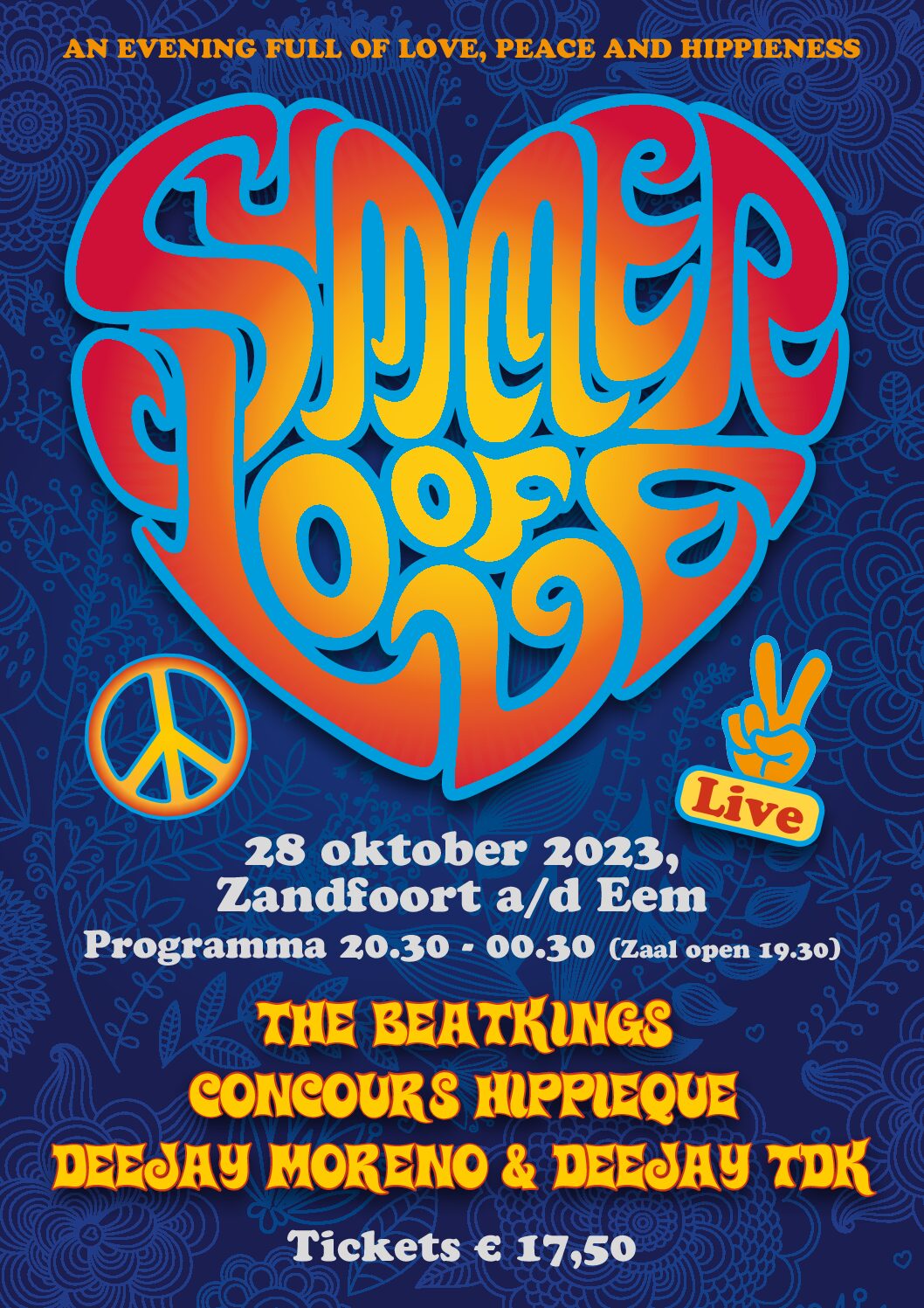 Summer of Love – Live muziek, 60’s style, peace out!